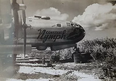 WW2 B-29 Nose Art Bomber Original Vintage Photo A1 • $150