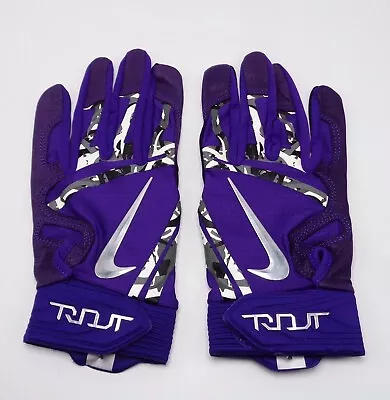 Nike Mike Trout Elite Batting Gloves Men's XL Court Purple/Chrome • $44.06