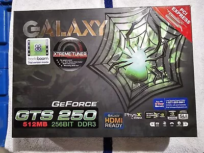 Galaxy GeForce GTS 250 512MB Graphics Card- Unused Read Description • $24.99
