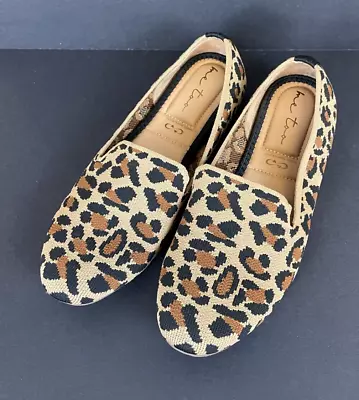 Me Too Women's 7 M Bree Animal Print Flats Brea Fabric Textile  Leopard Cheetah • $21.99