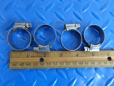 ABA Stainless Steel 316 Hose Clamps #10 (19-28mm)   Set Of 4 • $18.84