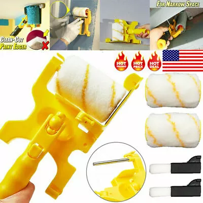 $12.99 • Buy Multifunctional Clean-Cut Paint Edger Roller Brush Safe Tool Wall Corner Ceiling