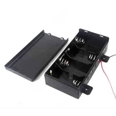 Quality D Battery Holder 4 Position Connector Cell Box With Wire • £4.79