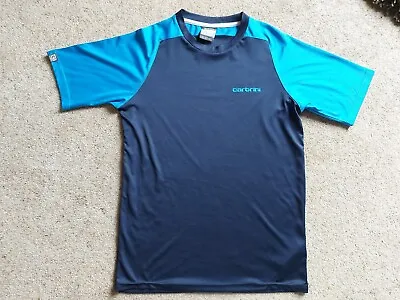 Carbrini Blue & Navy T-shirt. 12-13 Years • £1.20
