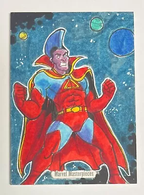 2016 Upper Deck Marvel Masterpieces Sketch Card Gladiator By Emanuel Braga • $0.99