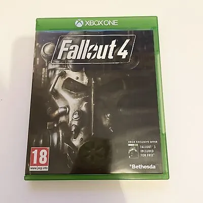 Fallout 4 Xbox One Complete With Manual And Perk Chart • £7.99