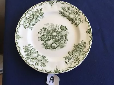 Masons Fruit Basket Green 6 3/4” Side / Tea Plate (tiny Flaws) A • $6.31