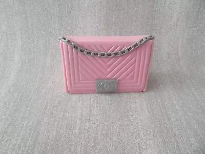 Edible Handmade Fondant Handbag Cake Topper Sugar Paste Decoration (Pastel Pink) • £17.99