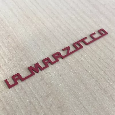 La Marzocco Linea Micra Metal Red Logo Badge Front Panel Self Adhesive (D.4.051) • $15.40