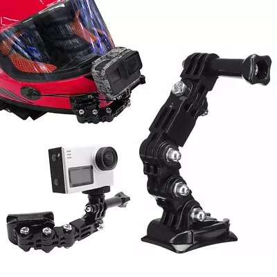 Motorcycle Helmet Mount Curved Adhesive Arm For Gopro Hero Xiaomi Action Camera • $11.39