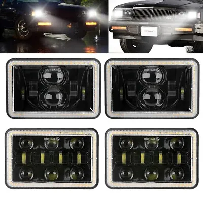 4PCS 4x6  LED Headlights Hi/Lo DRL Lamp For Kenworth T400 T600 T800 W900L W900B • $104.99