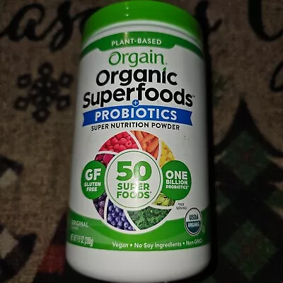 Orgain Organic Superfoods + Probiotics Plant Based Powder Exp 10/24 • $18.60