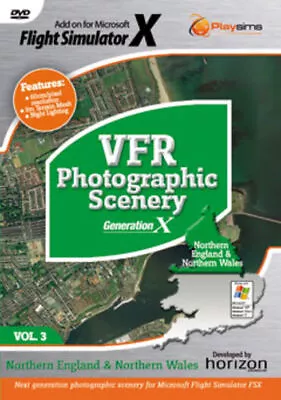 VFR Photographic Scenery Volume 3 For Windows PC CD/DVD - UK - FAST DISPATCH • £19.99