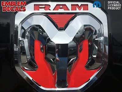 RAM 1500 DT Tailgate Head Emblem Decals 2019 2020 2021 2022 2023 2024 • $13