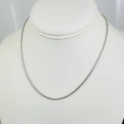 24  Tiffany & Co Snake Chain Necklace Men's Unisex In Sterling Silver • $299