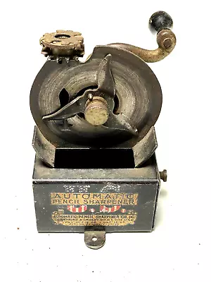 Antique US Automatic Pencil Sharpener NY City Great Mechanical Design • $202.50