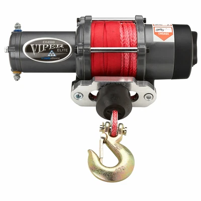 $399.99 • Buy VIPER Elite 4500lb UTV Winch Kit W/ RED Synthetic Rope - 2019-2020 RZR Turbo S