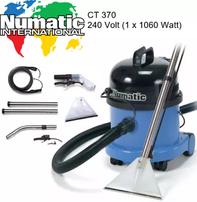 Numatic Ct 370 -3 In One Carpet Cleaner Wet And Dry Vacuum N838416 Next Day Dpd • £364