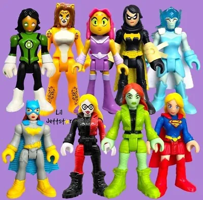 IMAGINEXT Female Figures Super Hero Girls Used 3  Mini Figures Loose *Pls Select • £5.39