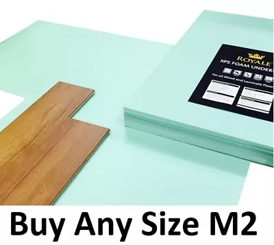 XPS Underlay- Laminate Or Wood Flooring - 5mm - Like Fibreboard - Insulation • £18.25