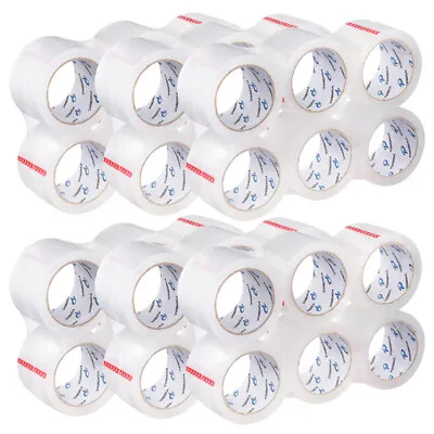 3 Inches Wide 60 Yards Per Roll Packing Tape 24 Rolls Heavy Duty Packaging Tape • $41.92