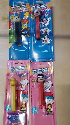 Peanuts PEZ Dispensers -Lucy Woodstock Mickey Mouse Polar Bear 4 Pack • $16.99