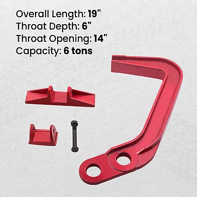 6 Ton Auto Body Frame Jumbo Deep Fast Hook Up Hook Clamp Pulling Puller Assemble • $64.29