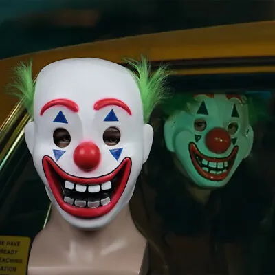 Cosplay 2019 Movie New Joker Arthur Fleck Mask Halloween Horror Clown Mask New • $14.30