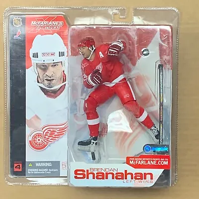 2002 McFarlane NHL Figure Series 4 Brendan Shanahan Red Jersey NIB Red Wings • $13.99