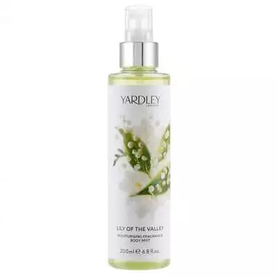 Yardley Lily Of The Valley Body Mist 200ml For Her - New - Free P&p - Uk • £8.85