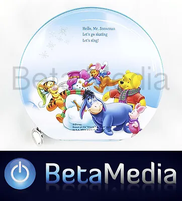 Disney Winnie The Pooh 11 - CD / DVD Tin Storage Wallet Case Holds 24 Discs • £10