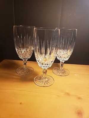 Mikasa Old Dublin Crystal Iced Tea Glasses~Set Of 3 • $30