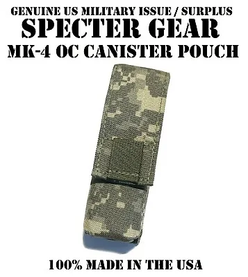 $19.95 • Buy Specter Gear 120 Acu Belt Mount Mk-4 Mark Oc Pepper Spray Pouch Us Military New