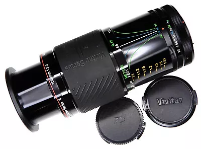 Vivitar Series 1 105mm F2.5 1:1 Macro Canon FD Mount With Flash #22068930  • $525