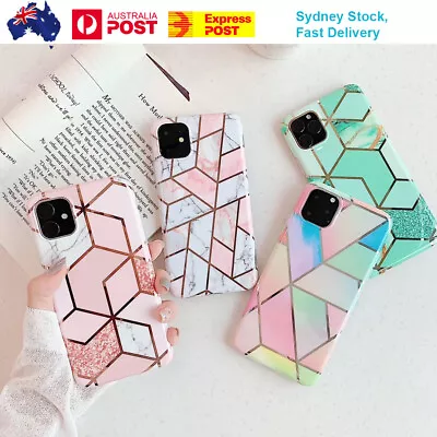 $8.69 • Buy Case For IPhone 14 11 12 13 Pro Max XR SE 8 ShockProof Gel Marble Phone Silicone