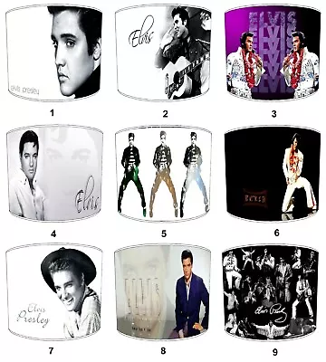 Elvis Presley Lampshades Ideal To Match Elvis Wallpaper Borders & Cushions • $37.37