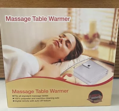 NIB Massage Table Warmer By Merce Products With Digital Remote And Auto Off • $11.80