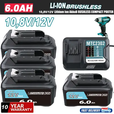 BL1041B For Makita 6.0Ah Battery 12V MAX CXT BL1021B BL1020 1040B DC10WD Charger • $45.89