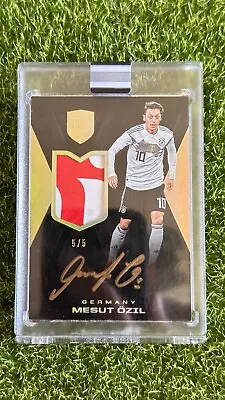 2018 Eminence Soccer MESUT OZIL On Card Patch Auto GOLD #5/5 Germany Arsenal • $899.99