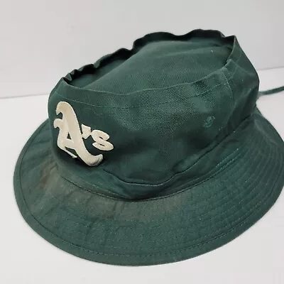 A's Baseball Vintage Green Athletics Boonie Cap Size Medium • $15