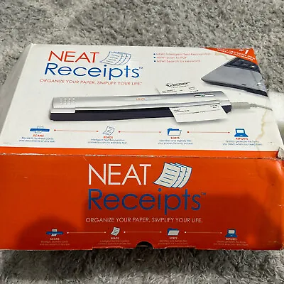Neat Receipts Mobile Scanner SCSA4601EU Filing System Paper Organizer No CD • $17