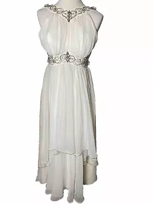 Mike Benet Formals 1960’s Goddess Bohemian Chiffon Dress • $200