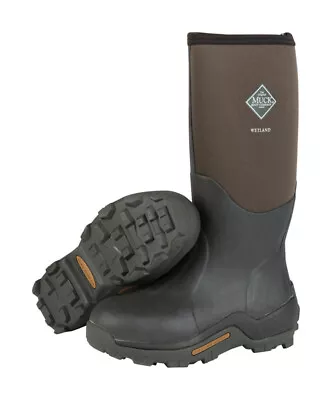 The Original Muck Boot Company Brown Rubber Waterproof Wetland Men's Boots 10 US • $159.95