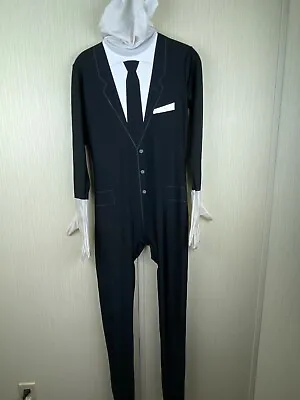 Morphsuits Mens S/M Black White Tuxedo Suit Costume  • $20