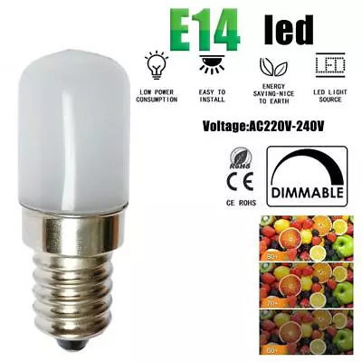 E14/E12 Dimmable LED Fridge Light Bulb Corn Bulb LED Replace Halogen Lamp Z2O5 • $6.40
