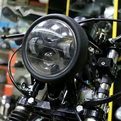 6.5  Motorcycle Headlight Led Turn Signal Universal For Harley Cafe Racer Bobber • $36.61
