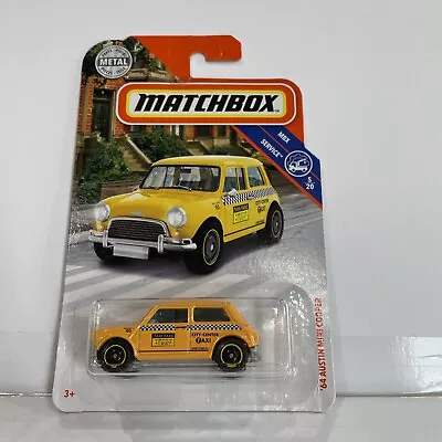 Matchbox Metal Parts MBX Service #5/20 NIP Yellow ‘64 Austin Mini Cooper Taxi • $6.99