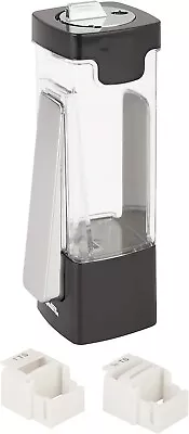 Zevro Honey-Can Indispensable Sugar 'N More Dispenser Black/Chrome • $18.69