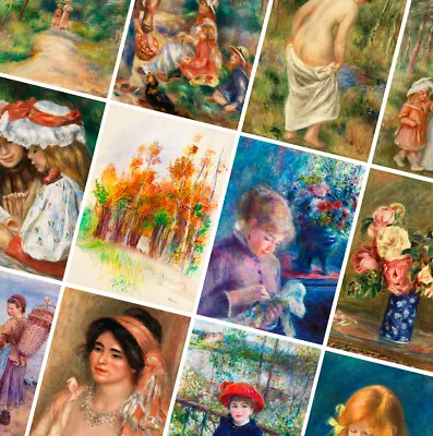 RENOIR Paintings - Poster Prints Repro - Vintage Fine Art - A4 A3 A2 - Gift Idea • £2.99