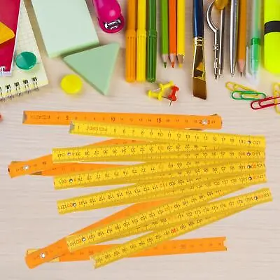Foldable Ruler Portable Measuring Stick For Engineers Teaching Contractors • £6.13